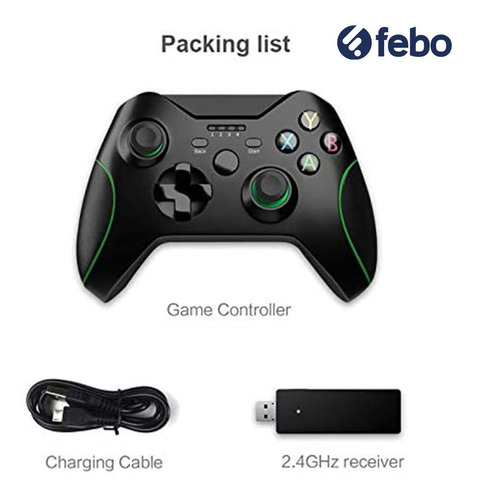 Joystick Control Xbox One One S Xbox One X Inalámbrico Febo