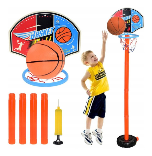 Set De Baloncesto Infantil 2 En 1 Con Bomba De Baloncesto