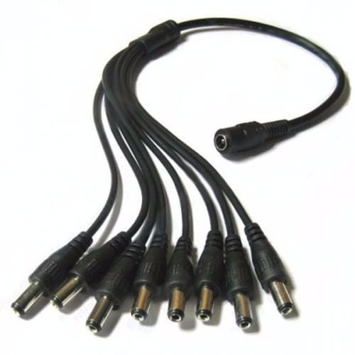 Cable Splitter Pulpo 1 Hembra A 8 Machos Cctv