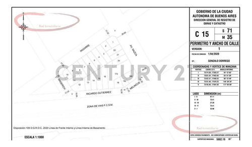 Lote Usaa En Villa Del Parque- 1500m2 Vendibles- Se Toman M