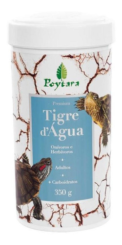 Ração Poytara Tartaruga Tigre D'água 350g
