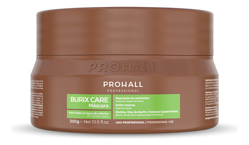 Kit De Tratamento Burix Care Pós Progressiva Prohall
