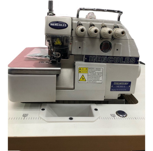 Imagen 4 de 5 de Maq Overlock Over 5 Hilos Industrial +mesa Y Motor Nueva