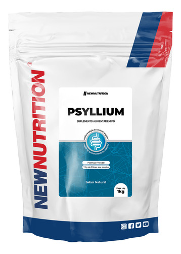 Psyllium 1kg Puro Suplemento Rico Em Fibras 100% Natural
