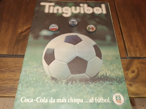 Tinguibol Juego Coca Cola Fútbol Chapitas Mundial Juvenil 80