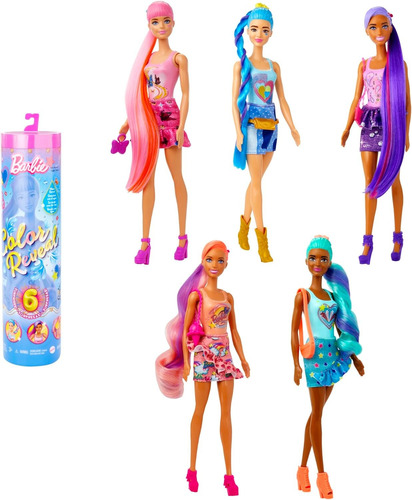 Barbie Color Reveal - 6 Sorpresas - Cambia Color Premium