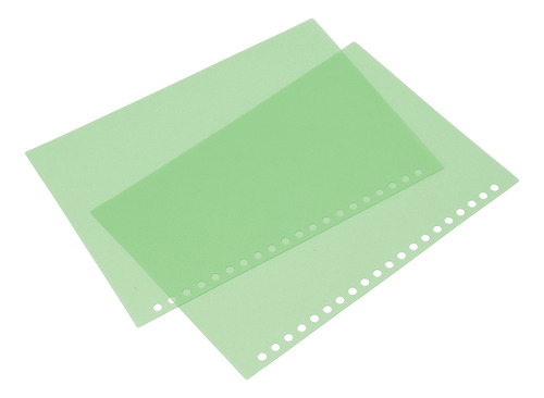 50 Hojas Protectoras Papel Encuadernación Mate A5 20 Agujero