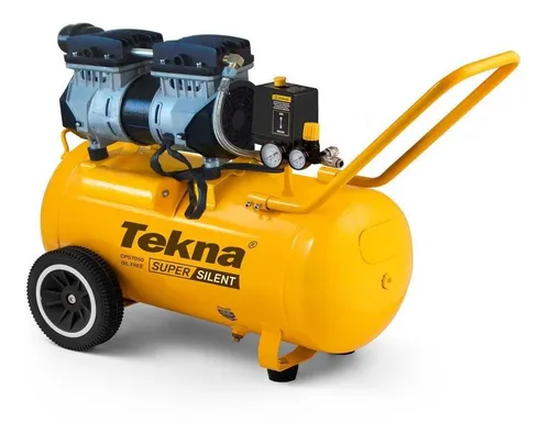 comprar Compressor Ar 6,4 Pés Silencioso 50 Litros CPS7050 Tekna Voltagem 110v