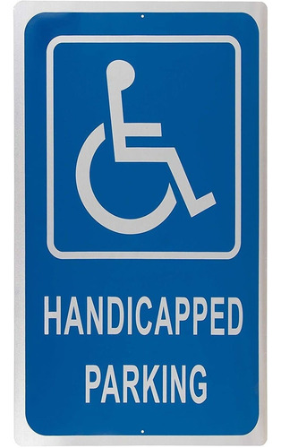 Señal Aparcamiento Para Handicap  No Parking On Reserved X