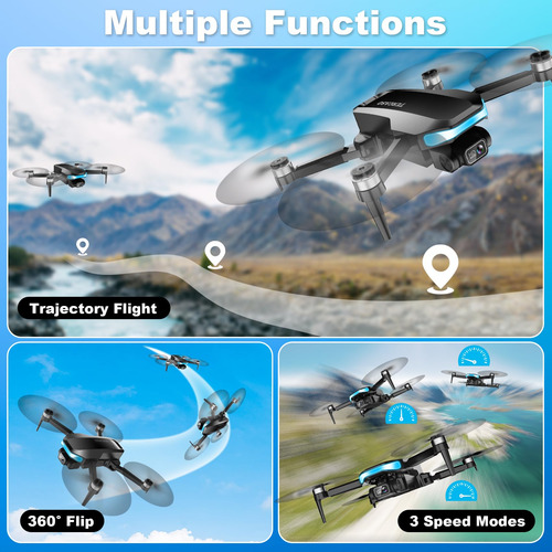 Drone Tercaso X30 Con Cámara Hd De 2k, Video En Vivo Fpv Par