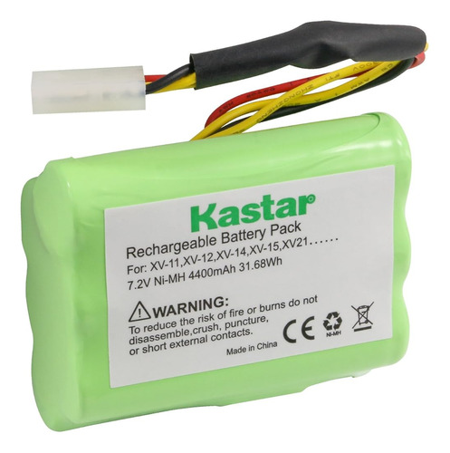 Batería Kastar Xv11 (paquete De 2), Ni-mh 7.2v 4400mah, Reem