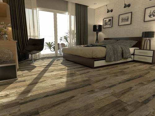 Porcelanato Simil Madera Itagres 16x100 Nantes Rustico Hd