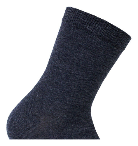 2 Pares Calcetín Hombre Bamboo Basic Largo 2/4 Monarch Gris 40-44
