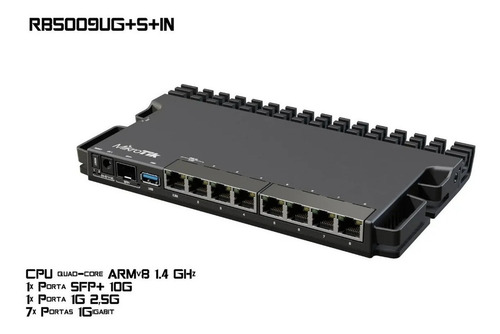 Mikrotik Routerboard Rb5009ug+s+in 10gbps 1.4ghz Br L5