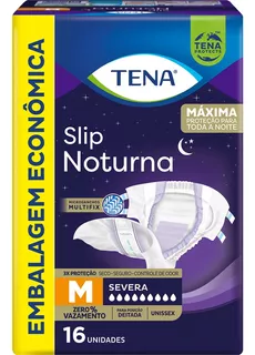 Fraldas para adultos descartáveis Tena Slip Noturna M x 16 u