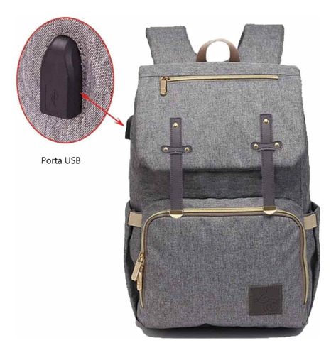 Laco Bebe Ayane 30x20cm cinza (G)