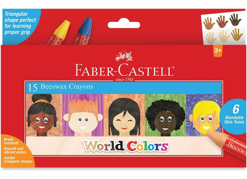 Crayones De Cera Para Colores De Piel Fc14352 Faber-castell