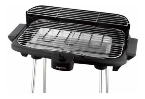 Imagen 2 de 4 de Parrilla Electrica Portatil Balcon Con Pie - Asador