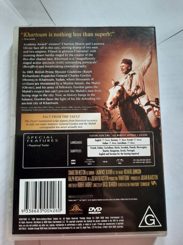 Khartoum Dvd - Charlton Heston - Laurence Oliver