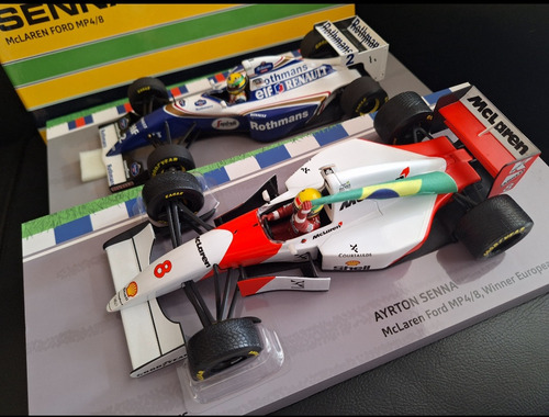 F1 Mclaren Mp4/8 E Fw16 Ayrton Senna 1/18 Minichamps