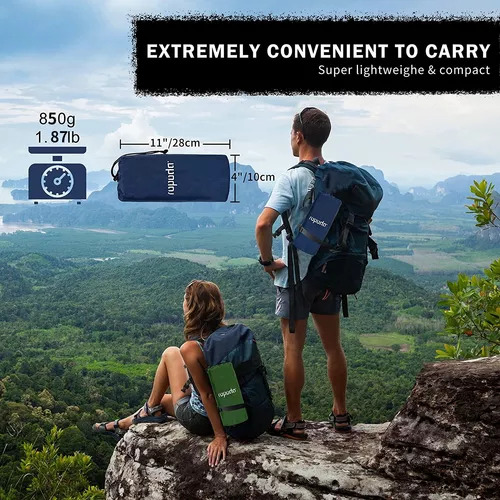 Colchón Inflable Plegable Con Almohadas Para Viajar