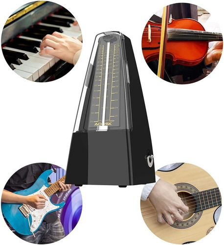 - Metrónomo Mecánico Universal Para Piano Guitarra Violín