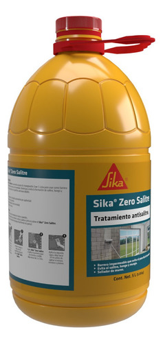 Sika Eliminador De Salitre Y Humedad Sika Zero Salitre 5 L