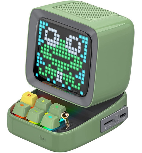 Parlante Bluetooth Divoom Retro Pixel Art (verde)