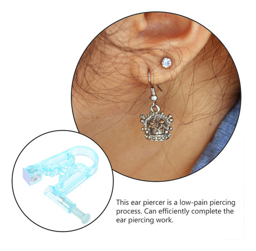 Perforadora De Orejas Para Aretes Stud Gun Hole, 10 Unidades