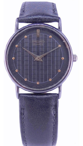 Reloj Seiko Black Quartz Original Garantía 12m Estuche Seiko