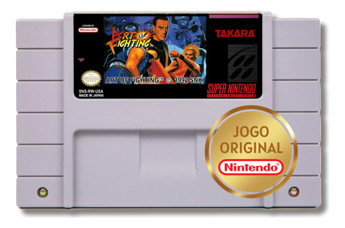 Art Of Fighting Original Super Nintendo - Loja Campinas-