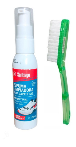 Kit Limpia Zapatilla Espuma Limpiadora Limpieza Cepillo