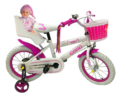 Bicicleta Rodado 12 Primer Bici Con Asiento Para Pasear Bebe