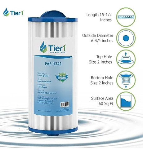 Tier1 Cartucho De Filtro Para Piscina Y Spa,