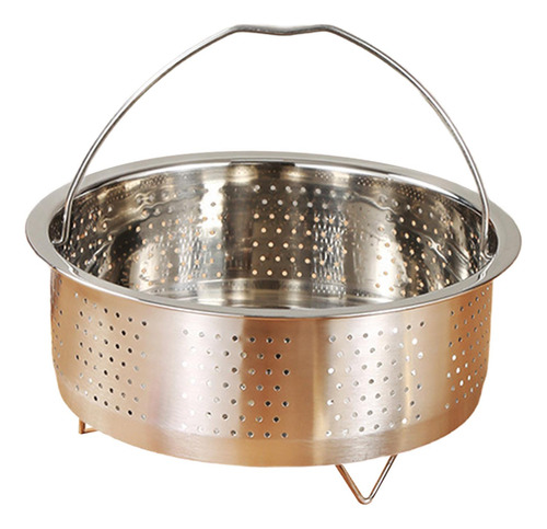 Cesta De Vapor De Aço Inoxidável Panela De Arroz 20x9,5cm
