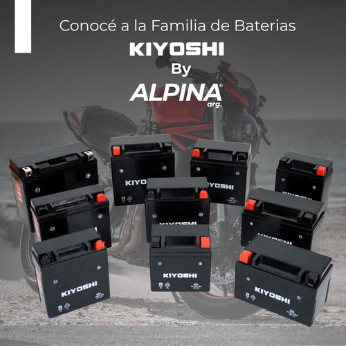 Bateria Moto Kiyoshi 12n5-3b Libre Mantenimiento Gel
