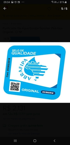 Imagem 3 de 5 de Summer Plus Inox Europa 220 Vs