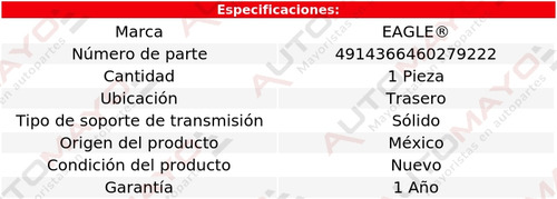 Tacón Transmisión Tras V3500 8 Cil 7.4l 1987-1991