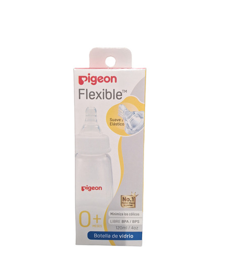 Pigeon Vidrio 120mL color transparente de 120mL