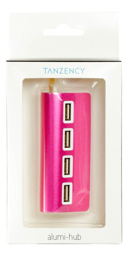 Concentrador Aluminio Tanzensie Tzc-ah02 Usb Rosa