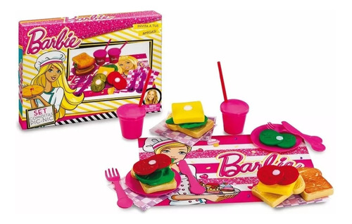 Set Comiditas Picnic Barbie Mini Play