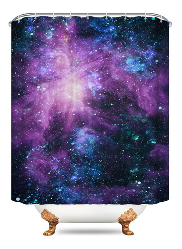 Cortina De Ducha Impermeable Nebula, 1,8 X 1,8 M