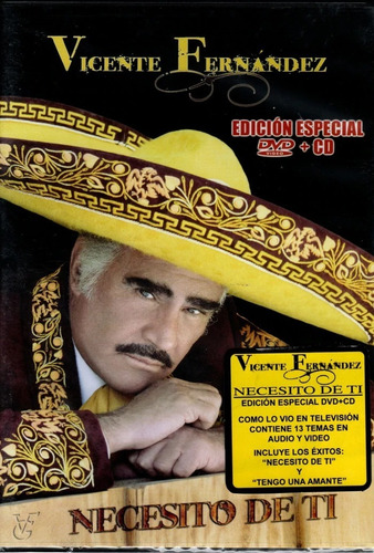 Vicente Fernández - Necesito De Ti ( Cd + Dvd ) Nuevo | MercadoLibre Vicente Fernández - Necesito De Ti ( Cd + Dvd ) Nuevo | MercadoLibre