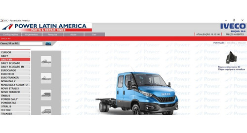 Imagem 1 de 5 de Catálogo De Peças Iveco Eletrônico Ed 20ª