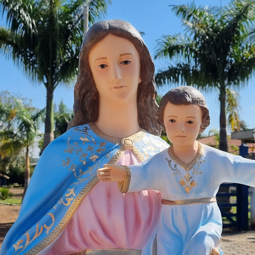 Nossa Senhora Auxiliadora, Resina, 130cm Com Coroa