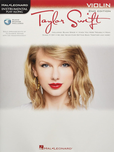 Libro: Taylor Swift - 2ª Edición: Violin Play-along Audio (