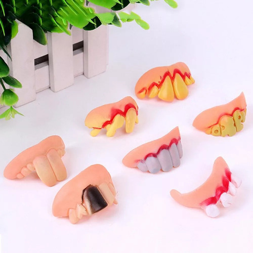 B Adereços Engraçados De Decoração De Dentaduras Vampiros