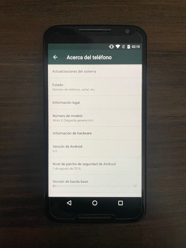 Moto X (2nd Gen) - Leer Descripción Negro (Usado)