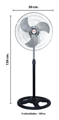 Imagen 7 de 10 de Ventilador 3 En 1 De Pie Pared O Mesa