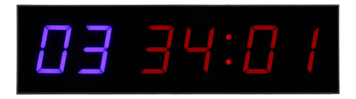 Sport Timer Gym Interval 6 Bit Led Workout Countdown Up